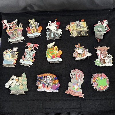 Disney Pin Set Nightmare Before Christmas 2003 Haunted Mansion Holiday LE 3500