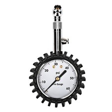 Mechanical Tire Pressure Gauge for Car Motorcycle and (Black)
