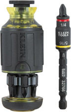 Klein Tools  Impact Driver Set, 10-In-1 Stubby Screwdriver Driver Set, Hex Flip