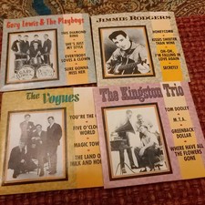 Vogues, Kingston, Jimmie Rodgers, Gary Lewis1988 MINI 3 INCH CD Lot Of 4 CD3 Vtg