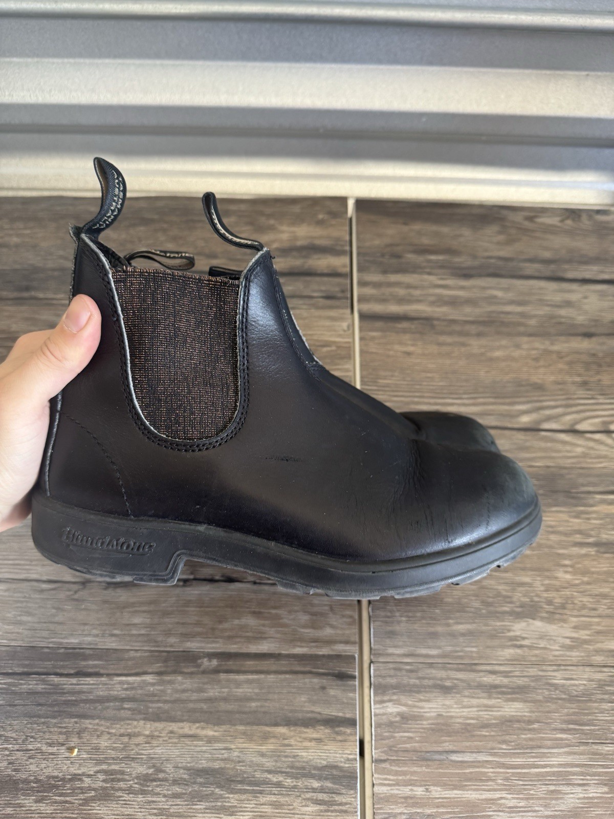 Botas Blundstone Tasmania Australia para mujer Au 7 negras con lados de cobre gore