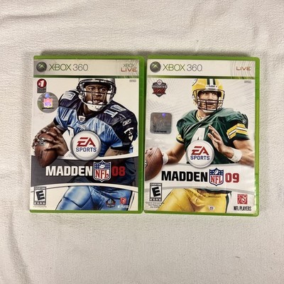 Madden NFL 08 + 09 Football Bundle Microsoft Xbox 360
