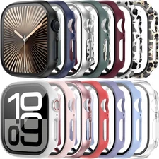 Haojavo 14 Pack for Apple Watch Series 11/10 46mm Screen Protector Case, PC Hard