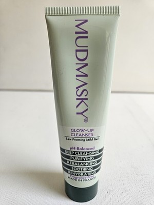 Mudmasky Glow Up Cleanser Low Foaming Mild Gel Duftfrei 60ml - Neu & Versiegelt