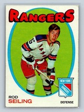 1971-72 Topps Hockey #53 Rod Seiling New York Rangers