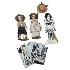 Vintage Shirley Temple Danbury Mint Dolls Silver Screen Lot Photos Ephemera