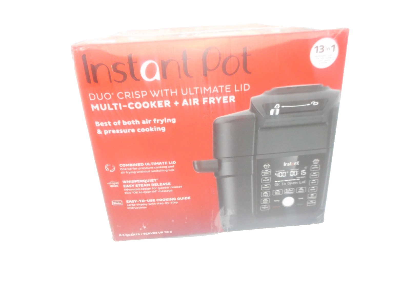 Instant Pot Duo Crisp 6.5 Qt &ndash; 13-in-1 Air Fryer & Pressure Cooker