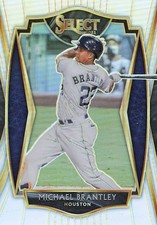 2021 Panini Select #129 Michael Brantley Holo Prizm Houston Astros