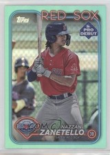 2024 Topps Pro Debut Aqua Foil 10/75 Nazzan Zanetello #PD-174 4p4