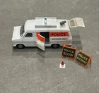 Vintage Dinky Toys 287 Ford Transit Police Accident Unit Van w Signs