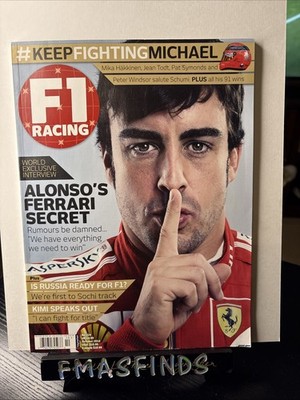 MD 2014 FERNANDO ALONSO FERRARI F1 RACING Magazine Formula One 