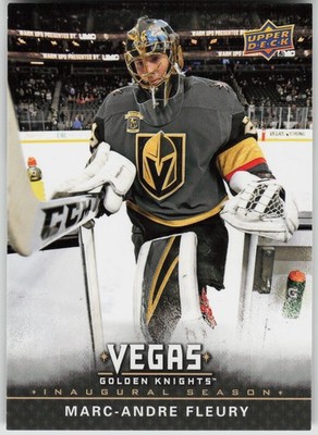 Marc-Andre Fleury Base Upper Deck Vegas Golden Knights Inaugural Season 1 NM