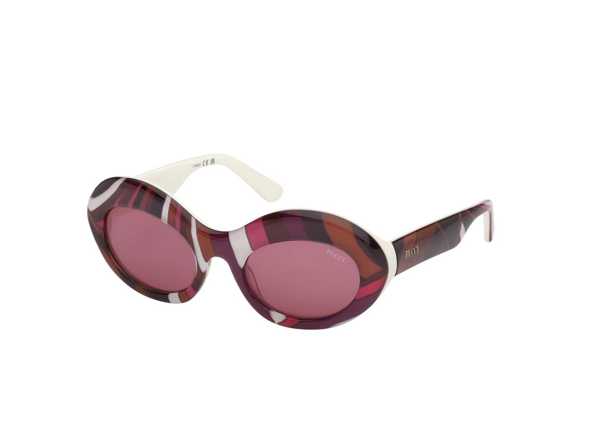 EMILIO PUCCI SUNGLASSES EP688S 426 COBALT GEOMETRIC PRINT Emilio Pucci 1960 main image 3