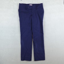 Lilly Pulitzer Pants Navy Blue Stretch Style 74610 Size 0 Luxury Capri