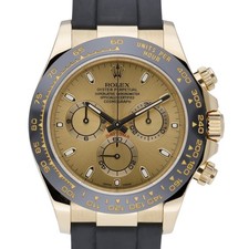Rolex Daytona 116518LN with 40mm 18ct Yellow Gold case and Champagne dial. Ex...