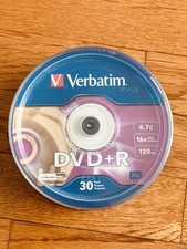 Verbatim LightScribe DVD+R confezione da 30 supporti vuoti - 4,7 GB 120 mn registrabili - sigillati
