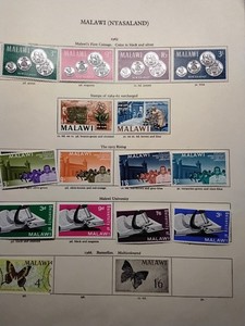 Malawi - 1965 Stamps. 4 Sets.                 MINT HINGED.         FREE SHIPPING