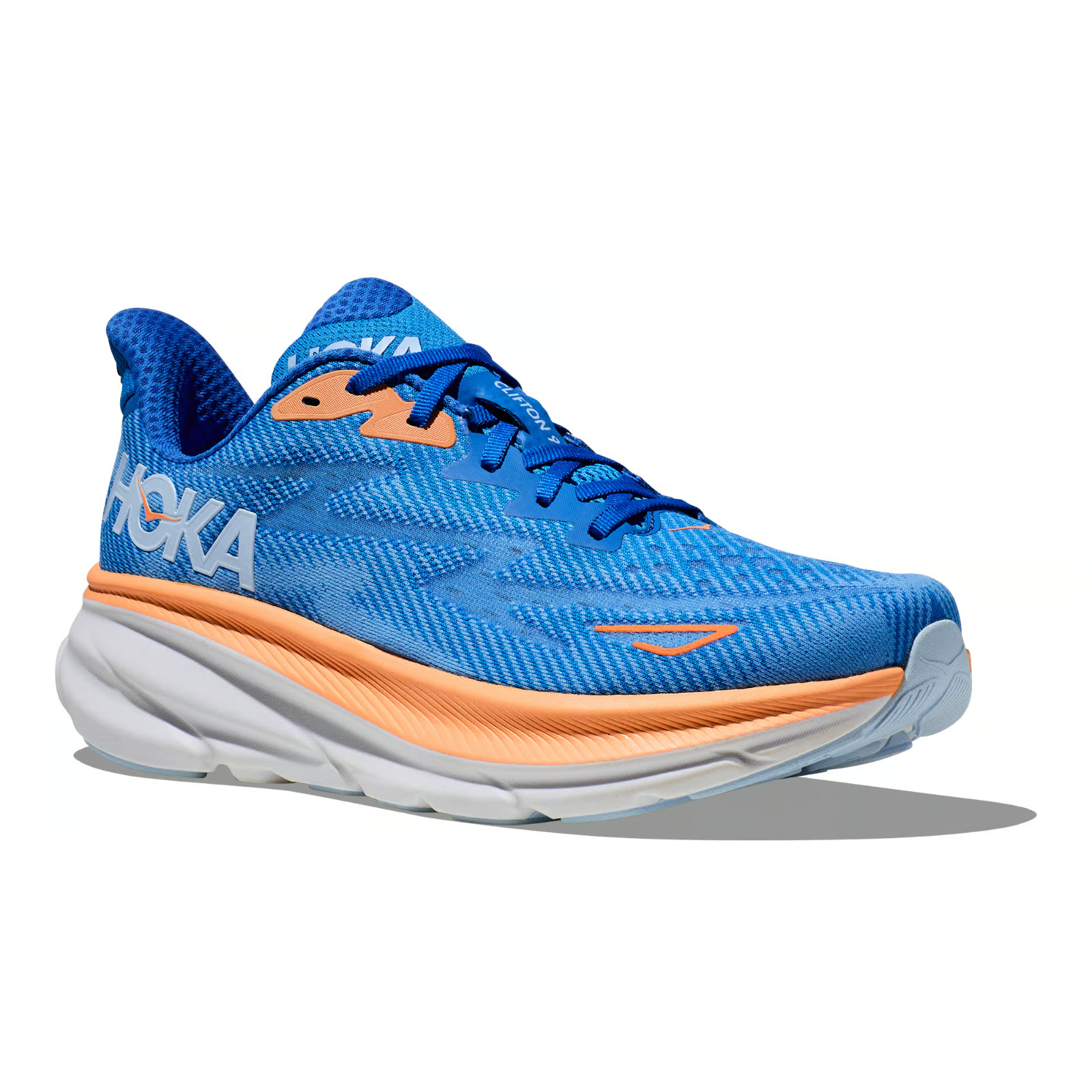 New Hoka One One Men's Clifton 9 Coastal Sky Blue Running Shoes Size 11.5D