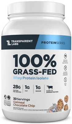 Grass-Fed Whey Protein Isolate - 28g Protein, 9 Amino Acids, Gluten Free
