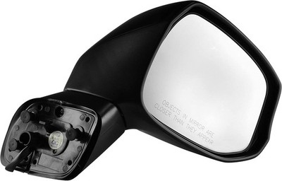 Dependable Direct Right Passenger Side View Mirror Side, Black 