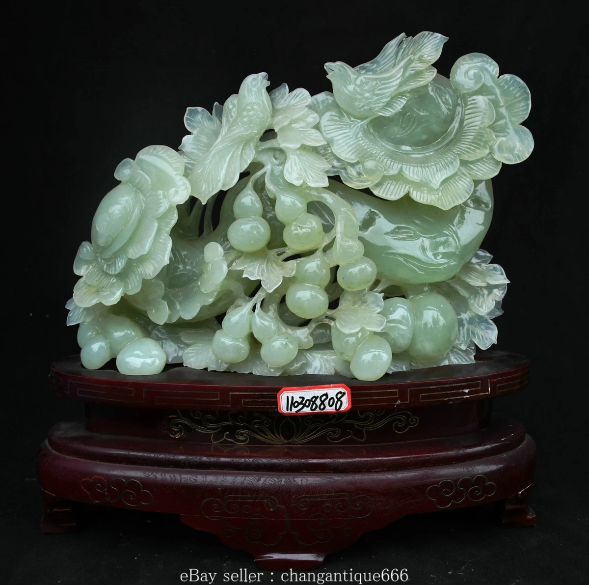 翡翠中国古董花瓶| eBay