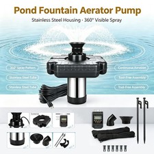 15000 GPH Pond Fountain Aerator 750W -Pond Fountain -1HP Floating Aerator Pump