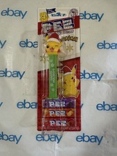 PEZ Pokemon Pikachu Christmas Holiday Dispenser w/ Candy New Sealed Free Ship