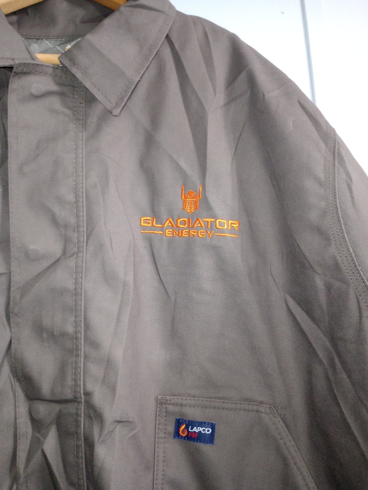 Lapco FR Flame-Resistant Work Jacket Gray 2XL-REG… - image 4