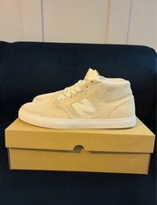 New Balance Numeric 346 Mid Skate Shoes Cream Suede UK 8.5 EU 42.5