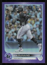 2022 Topps Chrome Update Purple Refractors #USC192 Joe Dunand