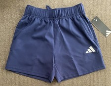 NWT Boy  s Adidas Regular Fit Athletic Shorts Size S 8  Navy Blue