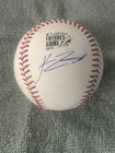KONNOR GRIFFIN SIGNED AUTOGRAPHED OML 2025 FUTURES GAME BASEBALL MLB PIRATES