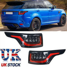 Pair Dynamic LED Rear Tail Light Brake Lamp For Range Rover Sport L494 2013-2022