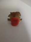 I Love Wrestling Wrestler Strong Man Showing Muscle Arm Vintage Lapel Pin 1980's — photo 3