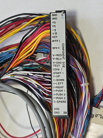 Authentic original USA made 1990&rsquo;s MIDWAY Jamma harness 1-4 player