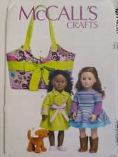 McCall's M7450 7450 18" Doll Plush Doll Wardrobe Clothing Sewing Craft Pattern