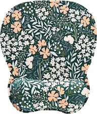 Ergonomic Mouse Pad with Wrist Support, Mousepad with Memory Foam Wrist Rest and