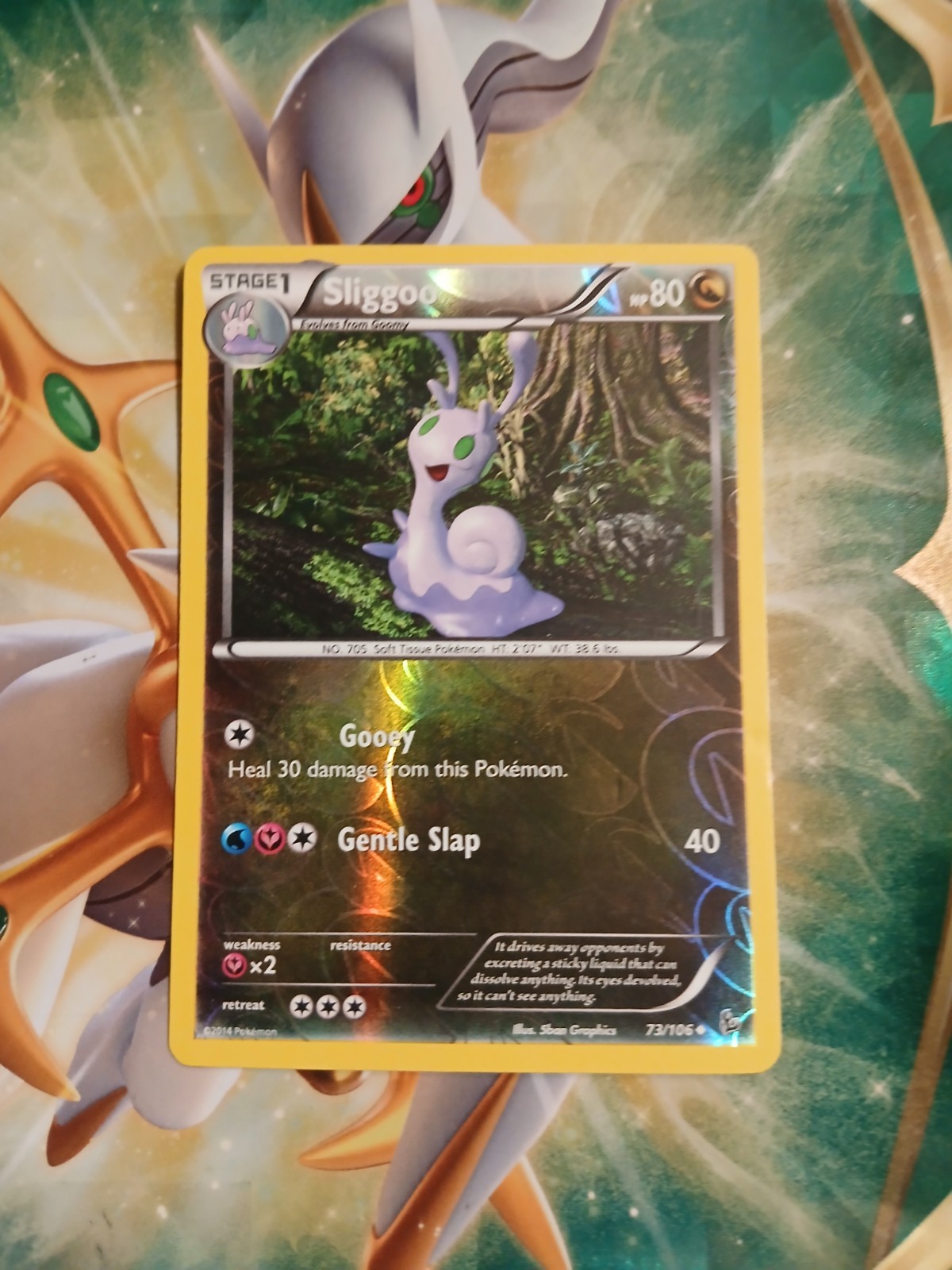Pokemon SLIGGOO 73/106 - XY Flashfire Rev Holo MINT!