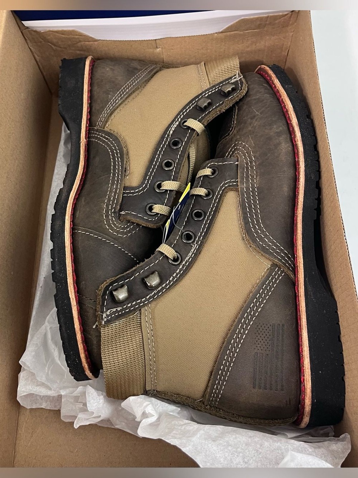 Bates Vibram 8833-B Mens Freedom Work Boots Brown 7