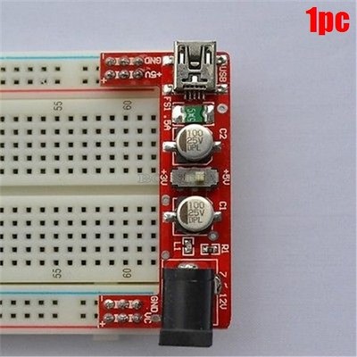 For Arduino Breadboard Power Supply Module (No Breadboard) 5V/3.3V New Ic pi