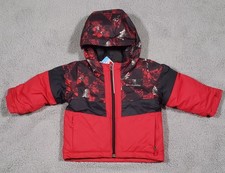 Columbia Waterproof Lightning Lift II Snow Jacket sz 2T Red / Blk MSRP 105 NWT