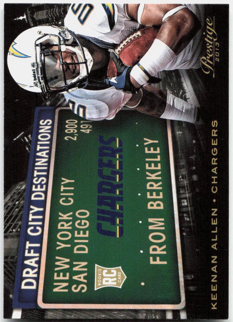 Keenan Allen Panini Prestige Draft City Destinations #7 Base