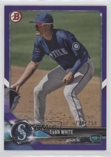 2018 Bowman Prospects Purple 204/250 Evan White #BP98 00k7