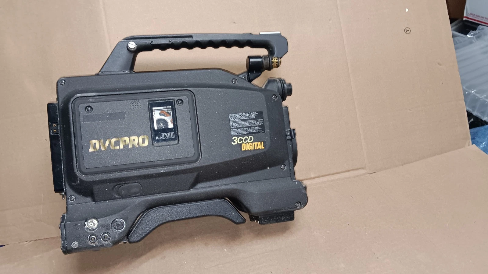 Vintage Panasonic DVCPRO AJ-D200P Video Camera For Parts