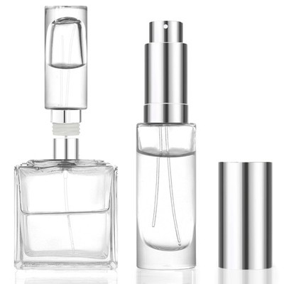 MUB 10ml Perfume Travel Refillable Atomizer Bottle Glass Unique 0.3 Ounces