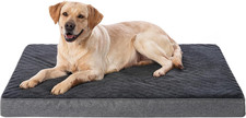 Orthopedic Waterproof Dog Bed for Large and Medium Dogs, Crate-Compatible with W