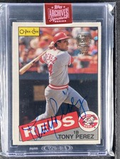Perez, Tony - 2019 Topps Archives - Autograph - 3/25