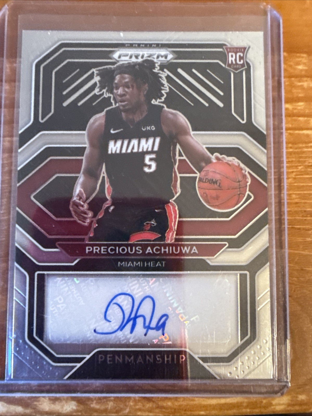 precious achiuwa 2020-21 panini prizm auto Rookie Penmanship