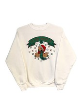Vintage 90s Christmas Sweatshirt I  ve Been Mistletoed Teddy Bear