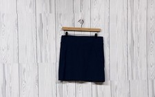 Members mark skort stretch solid navy athletic stretch
